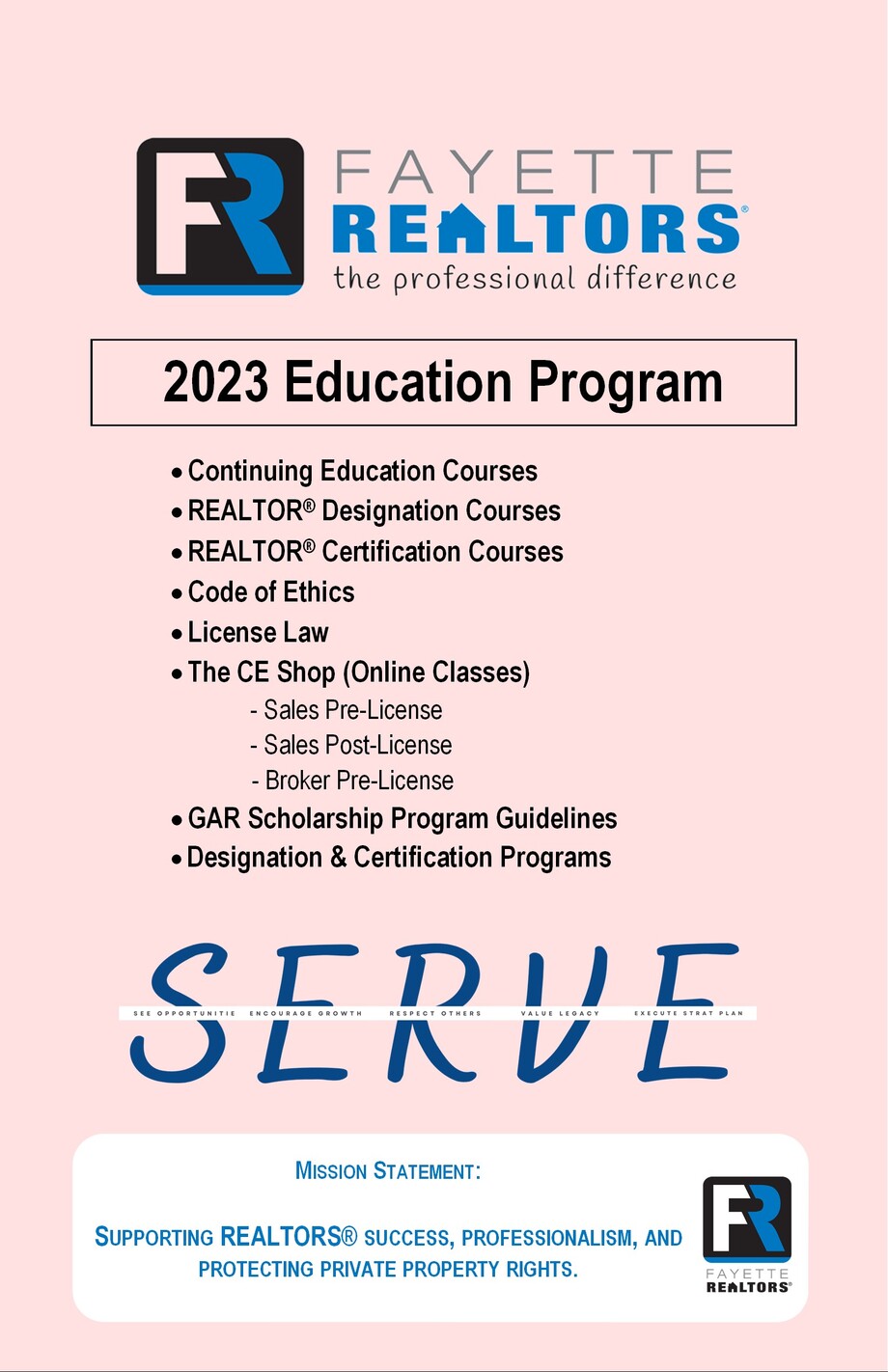 2023 Education Program Cover